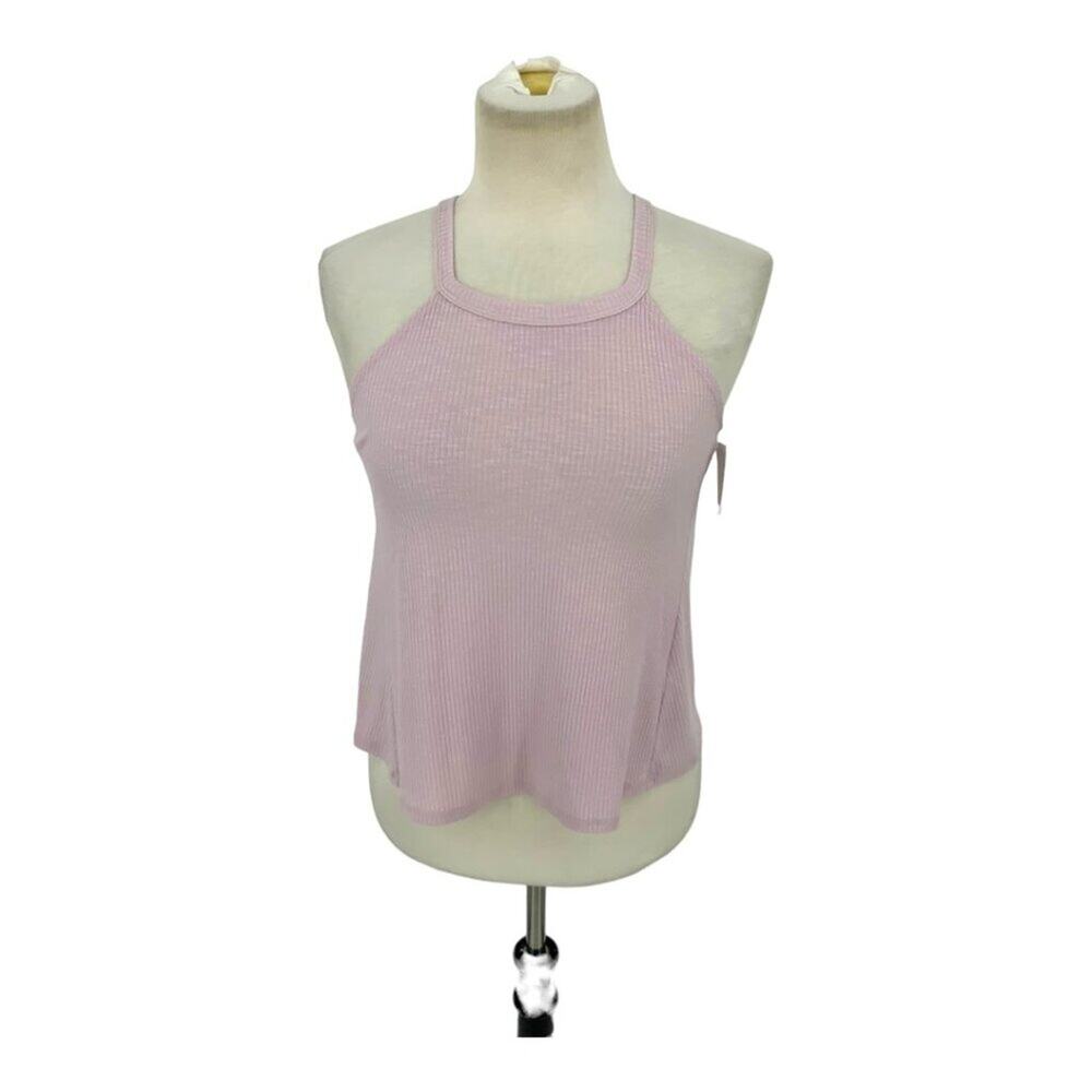 Freshman 1996 Knit Ribbed Pink Lightweight Tank Top Size Small NWOT